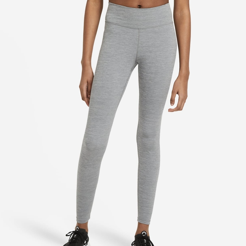 Nike Dri-FIT One Women's Mid-Rise Leggings XL Gray